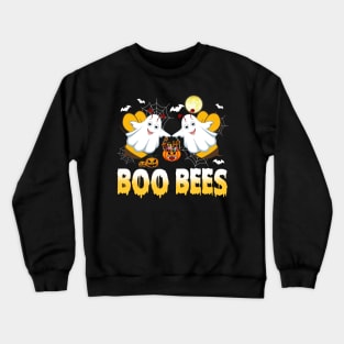 Boo Bees halloween Funny costume for adult women Bee Couple Crewneck Sweatshirt